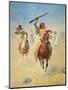 A Hot Trail-Charles Shreyvogel-Mounted Art Print