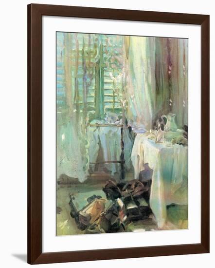 A Hotel Room, 1900-John Singer Sargent-Framed Giclee Print