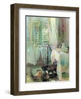 A Hotel Room, 1900-John Singer Sargent-Framed Giclee Print