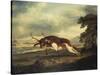 A Hound Attacking a Stag, 1769-Herri Met De Bles-Stretched Canvas