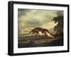 A Hound Attacking a Stag, 1769-Herri Met De Bles-Framed Giclee Print