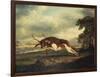 A Hound Attacking a Stag, 1769-Herri Met De Bles-Framed Giclee Print