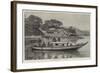 A House-Boat in Japan-null-Framed Giclee Print