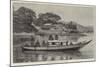 A House-Boat in Japan-null-Mounted Giclee Print