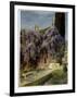 A House Entwined with Wisteria, Late 19th or 20th Century-Mikhail Alisov-Framed Giclee Print