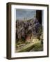 A House Entwined with Wisteria, Late 19th or 20th Century-Mikhail Alisov-Framed Giclee Print