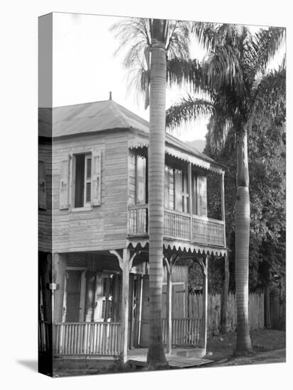 A House in Port Au Prince, 1908-09-Harry Hamilton Johnston-Stretched Canvas