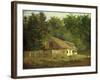 A House in the Frederiksdal Forest near Copenhagen, 1828-Christian Ernst Bernhard Morgenstern-Framed Giclee Print