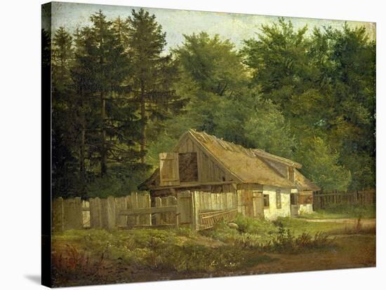 A House in the Frederiksdal Forest near Copenhagen, 1828-Christian Ernst Bernhard Morgenstern-Stretched Canvas