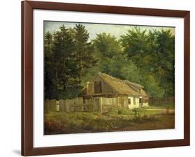 A House in the Frederiksdal Forest near Copenhagen, 1828-Christian Ernst Bernhard Morgenstern-Framed Giclee Print