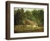 A House in the Frederiksdal Forest near Copenhagen, 1828-Christian Ernst Bernhard Morgenstern-Framed Giclee Print