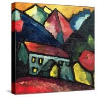 A House in the Mountains, c.1912-Alexej Von Jawlensky-Stretched Canvas