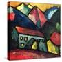 A House in the Mountains, c.1912-Alexej Von Jawlensky-Stretched Canvas