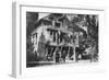 A House on the Verge of Collapse after the 1906 San Francisco Earthquake, 1906-null-Framed Giclee Print