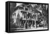 A House on the Verge of Collapse after the 1906 San Francisco Earthquake, 1906-null-Framed Stretched Canvas