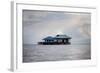 A House over the Ocean, Togian Islands, Sulawesi, Indonesia, Southeast Asia, Asia-James Morgan-Framed Photographic Print