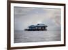 A House over the Ocean, Togian Islands, Sulawesi, Indonesia, Southeast Asia, Asia-James Morgan-Framed Photographic Print