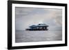 A House over the Ocean, Togian Islands, Sulawesi, Indonesia, Southeast Asia, Asia-James Morgan-Framed Photographic Print