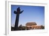 A Huabiao Statue Infront of the Forbidden City Beijing China-Christian Kober-Framed Photographic Print