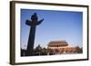 A Huabiao Statue Infront of the Forbidden City Beijing China-Christian Kober-Framed Photographic Print
