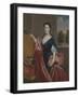 A Hudson Valley Lady with Dog and Parrot, C.1720-30-null-Framed Giclee Print