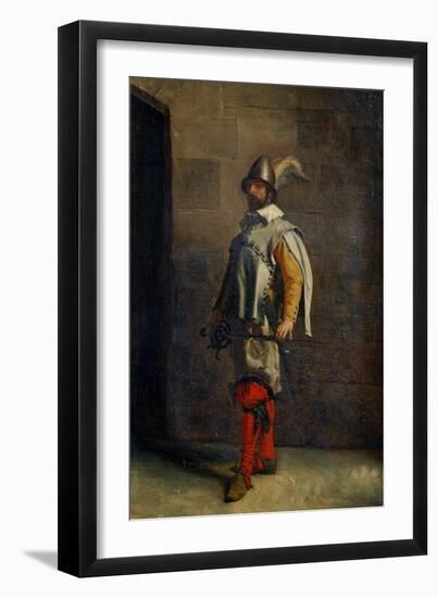 A Huguenot, 19th Century-Jean Louis Ernest Meissonier-Framed Giclee Print