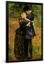 A Huguenot on St. Bartholomew's Day-John Everett Millais-Framed Art Print