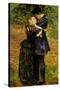 A Huguenot on St. Bartholomew's Day-John Everett Millais-Stretched Canvas