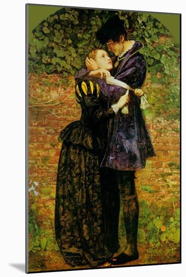 A Huguenot on St. Bartholomew's Day-John Everett Millais-Mounted Art Print