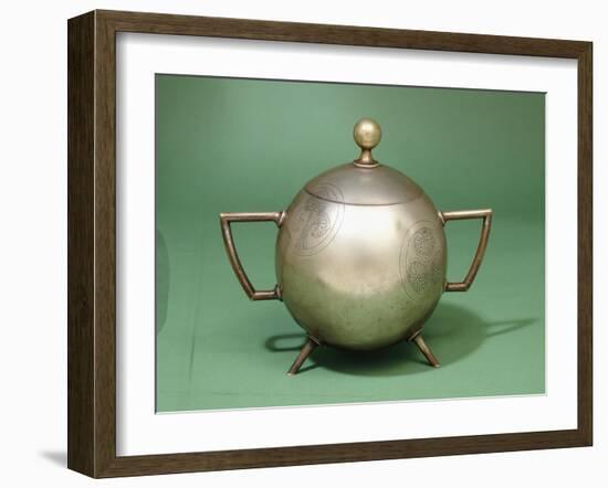 A Hukin and Heath Two-Handled Bowl with Hinged Cover, 1879-Christopher Dresser-Framed Giclee Print