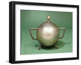 A Hukin and Heath Two-Handled Bowl with Hinged Cover, 1879-Christopher Dresser-Framed Giclee Print