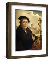 A Humanist, Ca. 1525-Jan van Scorel-Framed Giclee Print