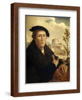 A Humanist, Ca. 1525-Jan van Scorel-Framed Giclee Print