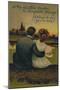 A Humorous Postcard Depicting a Courting Couple, 1908-null-Mounted Giclee Print