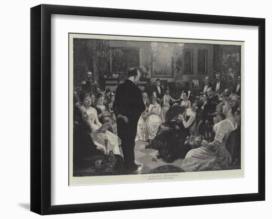 A Humorous Recitation-Knut Ekvall-Framed Giclee Print