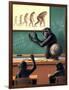 A Humorous View of the Reverse Evolution of Man-null-Framed Art Print