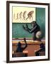 A Humorous View of the Reverse Evolution of Man-null-Framed Art Print