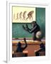 A Humorous View of the Reverse Evolution of Man-null-Framed Art Print