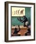 A Humorous View of the Reverse Evolution of Man-null-Framed Art Print