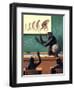 A Humorous View of the Reverse Evolution of Man-null-Framed Art Print