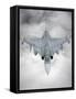 A Hungarian Air Force Jas-39 Gripen over Lithuania-Stocktrek Images-Framed Stretched Canvas