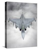 A Hungarian Air Force Jas-39 Gripen over Lithuania-Stocktrek Images-Stretched Canvas