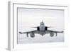 A Hungarian Air Force Jas-39 Gripen over Lithuania-Stocktrek Images-Framed Photographic Print