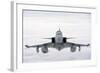 A Hungarian Air Force Jas-39 Gripen over Lithuania-Stocktrek Images-Framed Photographic Print