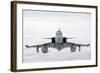 A Hungarian Air Force Jas-39 Gripen over Lithuania-Stocktrek Images-Framed Photographic Print