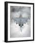 A Hungarian Air Force Jas-39 Gripen over Lithuania-Stocktrek Images-Framed Photographic Print