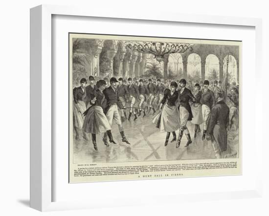 A Hunt Ball in Vienna-Godefroy Durand-Framed Giclee Print