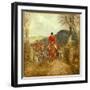 A Hunt Going Through a Gate-Henry Thomas Alken-Framed Giclee Print