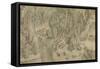 A Hunt in the Mountains of Heaven, Late Ming-Early Qing Dynasty-null-Framed Stretched Canvas