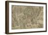A Hunt in the Mountains of Heaven, Late Ming-Early Qing Dynasty-null-Framed Giclee Print